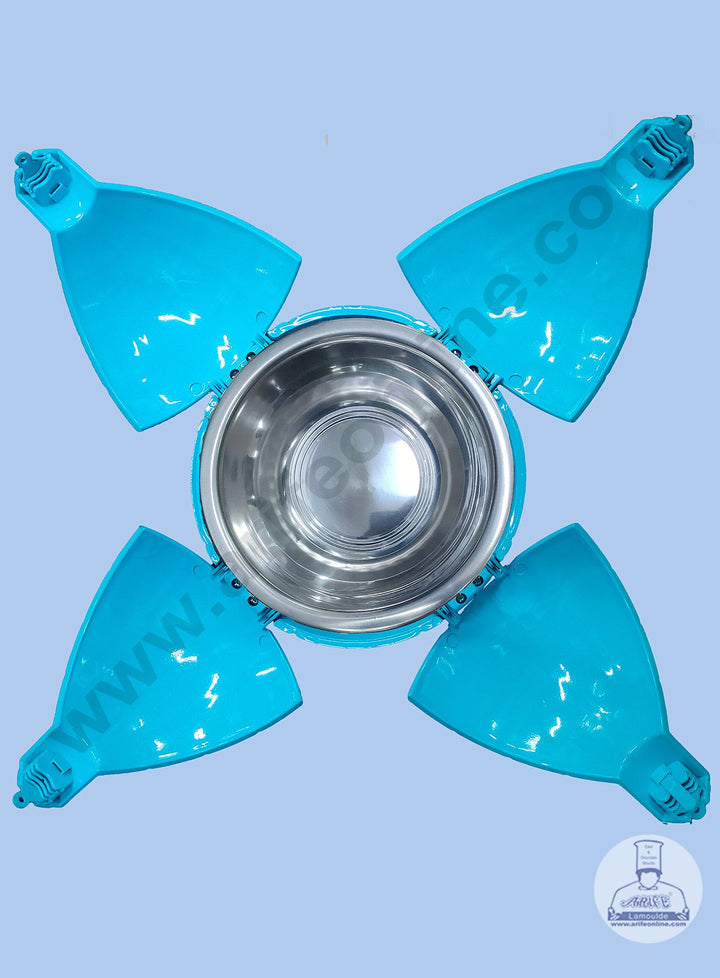 Cake Decor Surprise Unexpected Plastic Bomb Shaped Cake Gift Box for All Occasions - Metallic Blue