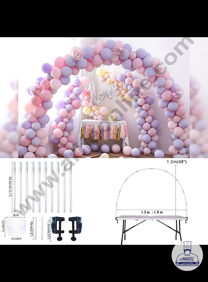 Cake Decor Table Balloon Arch Kit