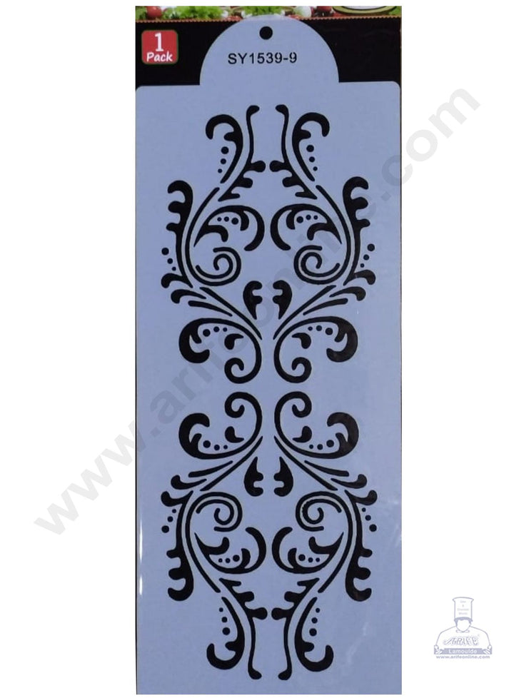Cake Decor Wedding Cake Stencil, Cake Border Side Decoration Tool SBST-035