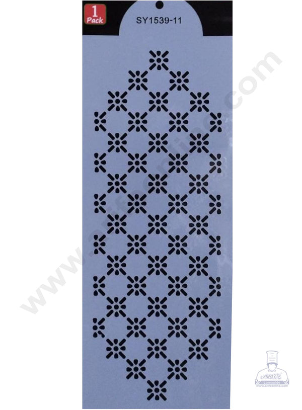 Cake Decor Wedding Cake Stencil, Cake Border Side Decoration Tool SBST-037
