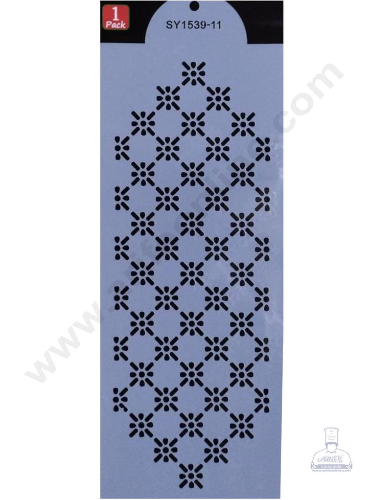 Cake Decor Wedding Cake Stencil, Cake Border Side Decoration Tool SBST-037