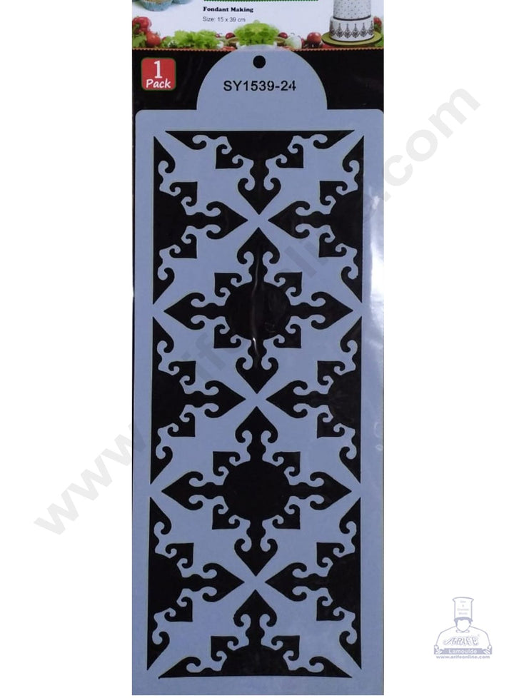 Cake Decor Wedding Cake Stencil, Cake Border Side Decoration Tool SBST-040