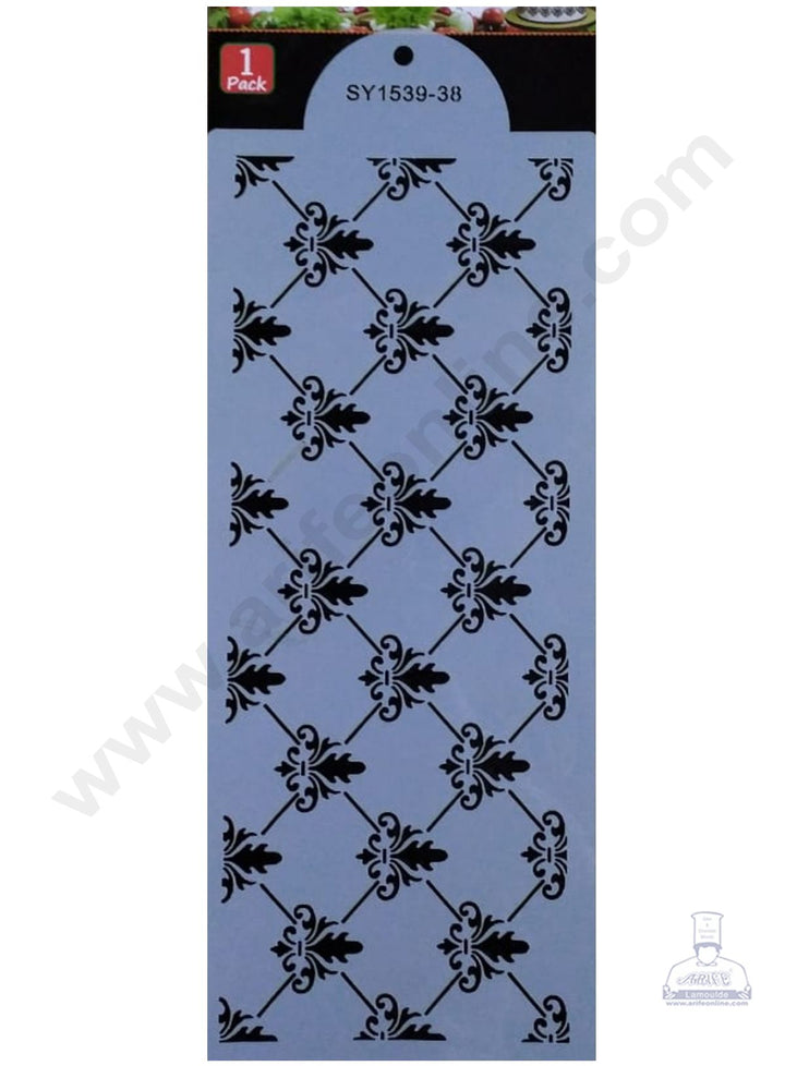 Cake Decor Wedding Cake Stencil, Cake Border Side Decoration Tool SBST-045