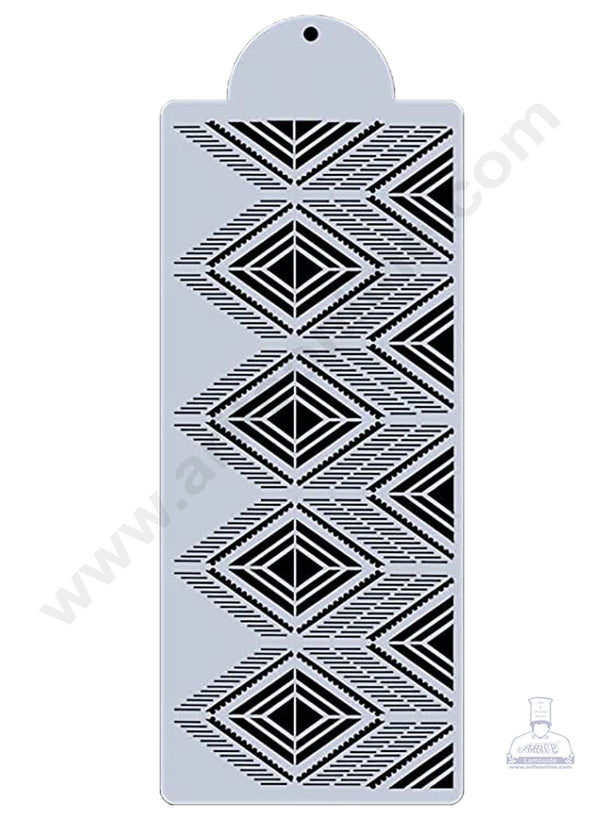 Cake Decor Wedding Cake Stencil, Cake Border Side Decoration Tool SBST-047