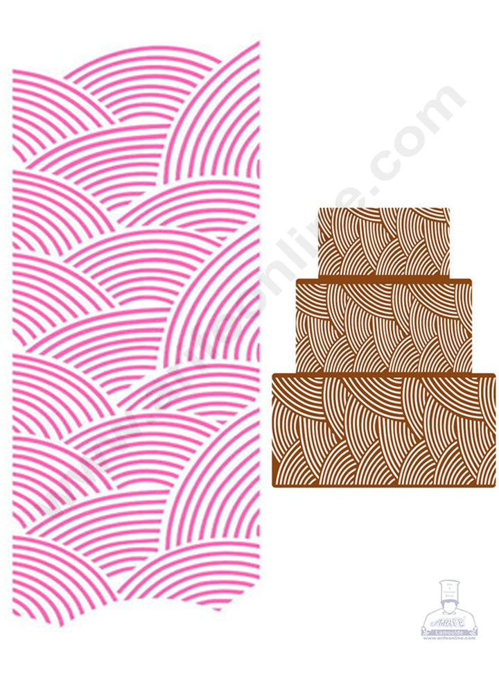 Cake Decor Wedding Cake Stencil, Cake Border Side Decoration Tool SBST-050