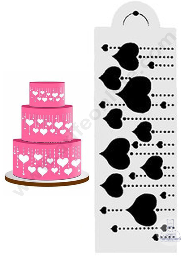 Cake Decor Wedding Cake Stencil, Cake Border Side Decoration Tool SBST-053