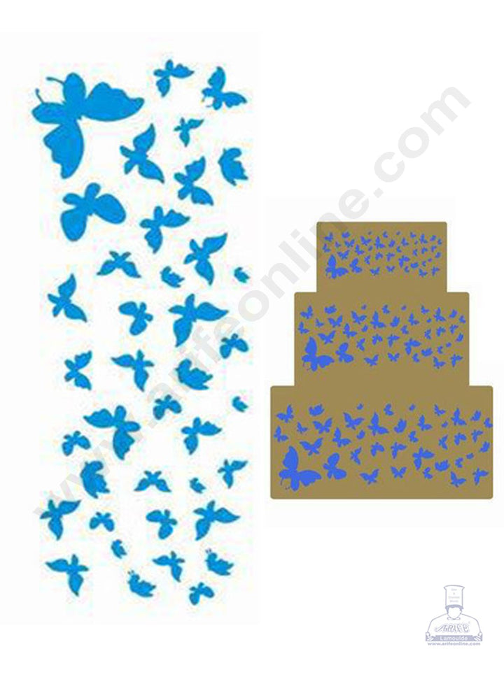 Cake Decor Wedding Cake Stencil, Cake Border Side Decoration Tool SBST-054