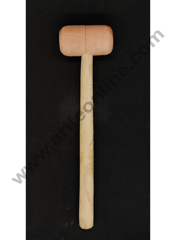 Cake Decor Wooden Pinata Hammer - 1 Pc