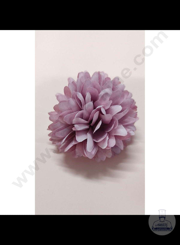 Cake Decor™ Big Dahlia Artificial Flower For Cake Decoration – Purple( 1 pc pack )
