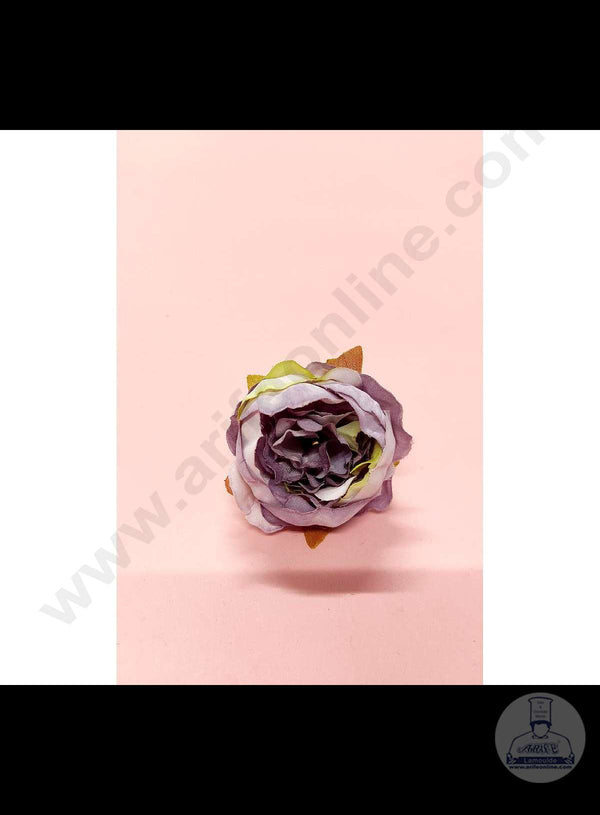 Cake Decor™ Big Peony Artificial Flower For Cake Decoration – Purple( 1 pc pack )