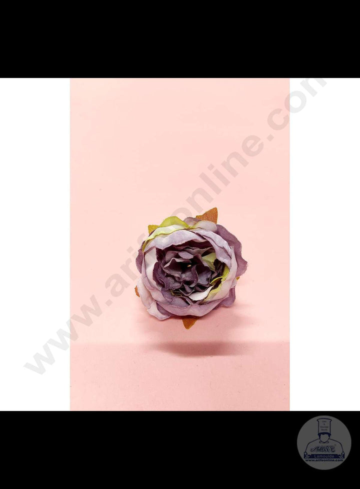 Cake Decor™ Big Peony Artificial Flower For Cake Decoration – Purple( 1 pc pack )