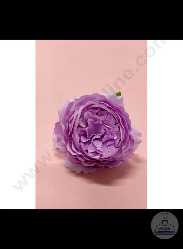 Cake Decor™ Big Rose Artificial Flower For Cake Decoration – Purple( 1 pc pack )
