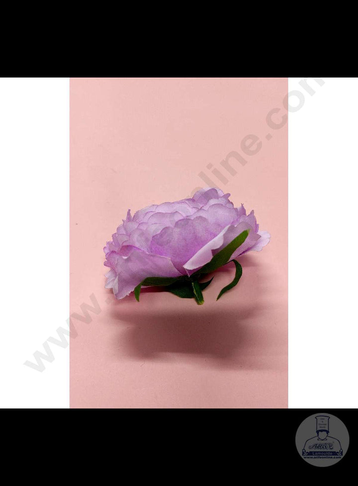 Cake Decor™ Big Rose Artificial Flower For Cake Decoration – Purple( 1 pc pack )