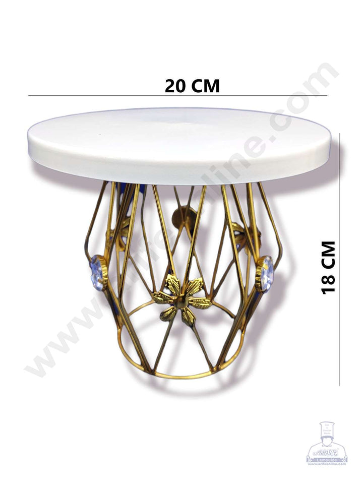Cake Decor™ Geometric Cake Stand with Plain White Top ( SBCS-166 )