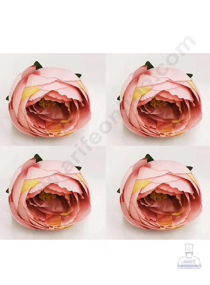 Cake Decor™ Large Peony Artificial Flower For Cake Decoration – Pink( 10 pc pack )