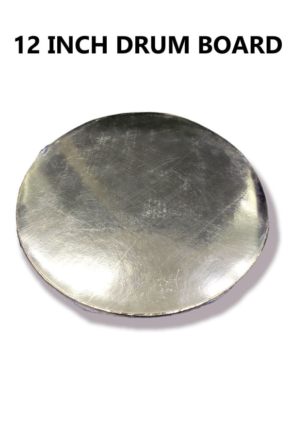 Cake Decor™ Made in India Gold Round Drum Cake Board Cake Base - 12 inch (SBIDB-RG-012)