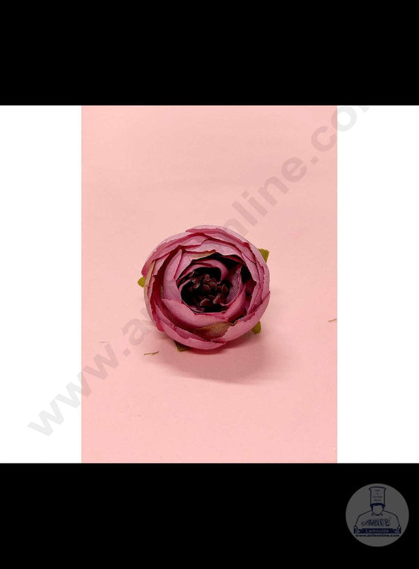 Cake Decor™ Medium Peony Artificial Flower For Cake Decoration – Pink( 1 pc pack )