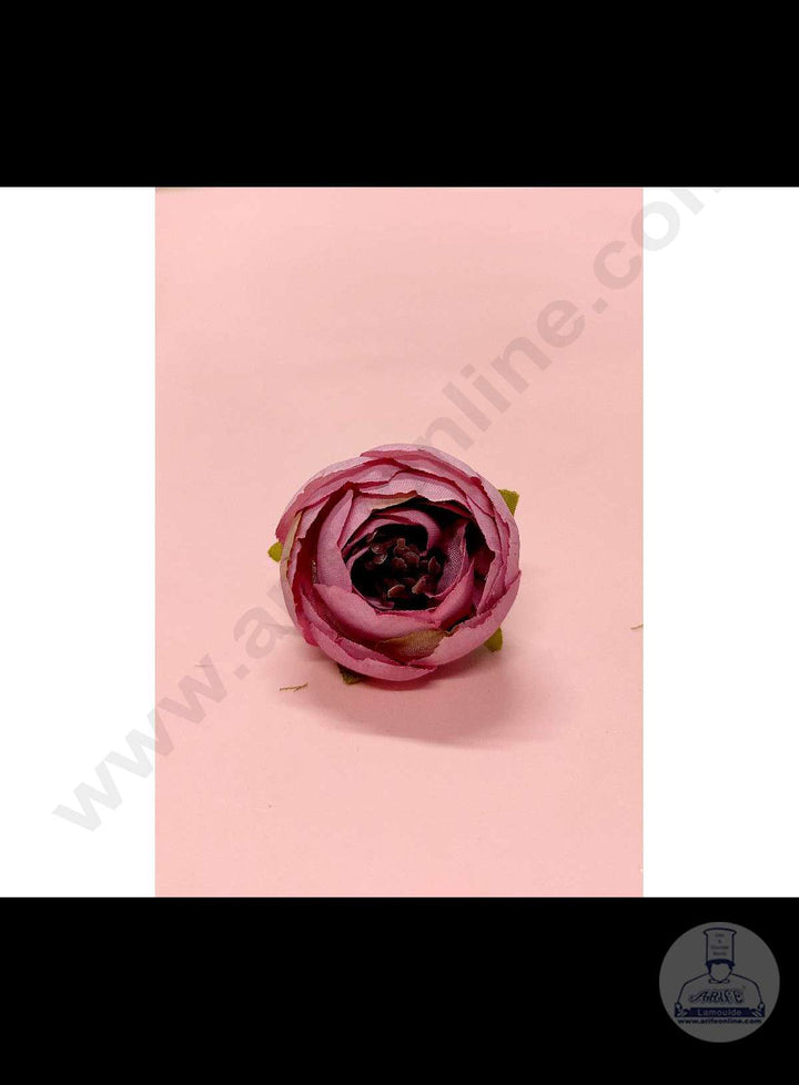 Cake Decor™ Medium Peony Artificial Flower For Cake Decoration – Pink( 1 pc pack )