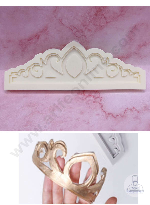 Cake Decor™ Silicon 1 Cavity Crown Shape Cake Fondant Mould SBSP-DYF6008