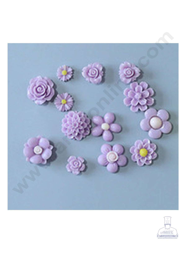 Cake Decor™ Silicon 13 Cavity Sunflower Rose Blossom Flowers Shape Cake Fondant Mould SBSP-DYF6148