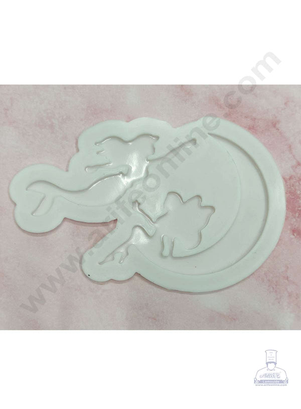 Cake Decor™ Silicon 2 Cavity Fairy and Mermaid Shape Cake Decoration Mould SBSP-913