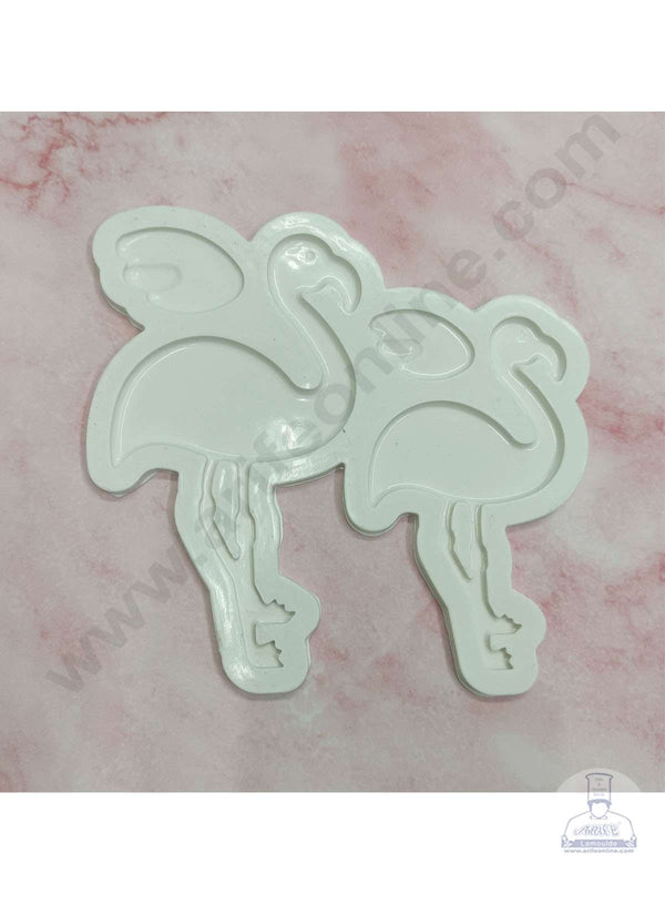Cake Decor™ Silicon 2 Cavity Flamingo Shape Cake Decoration Mould SBSP-911