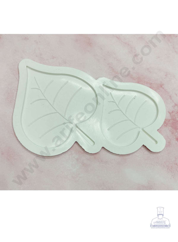 Cake Decor™ Silicon 2 Cavity Lilac Leaf Shape Cake Decoration Mould SBSP-910