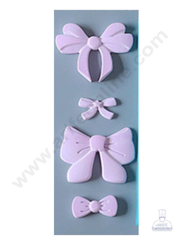 Cake Decor™ Silicon 6 Cavity Different Bow Shape Cake Fondant Mould SBSP-DYF6145