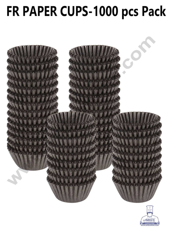 Cake Decor Paper Candy Cups - Brown - 1000 pc