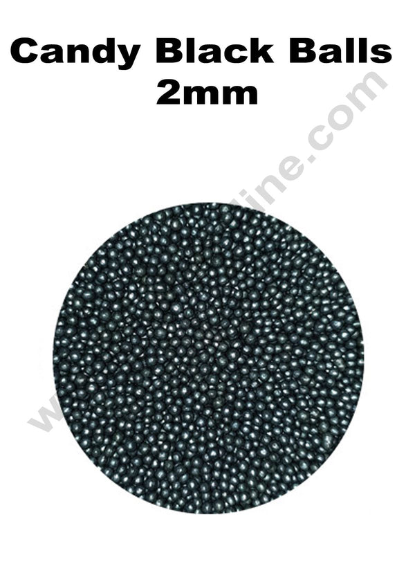 Candy Black Balls 2mm