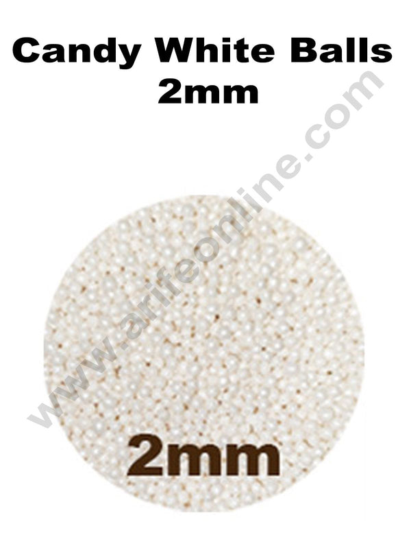 Candy White Balls 2mm