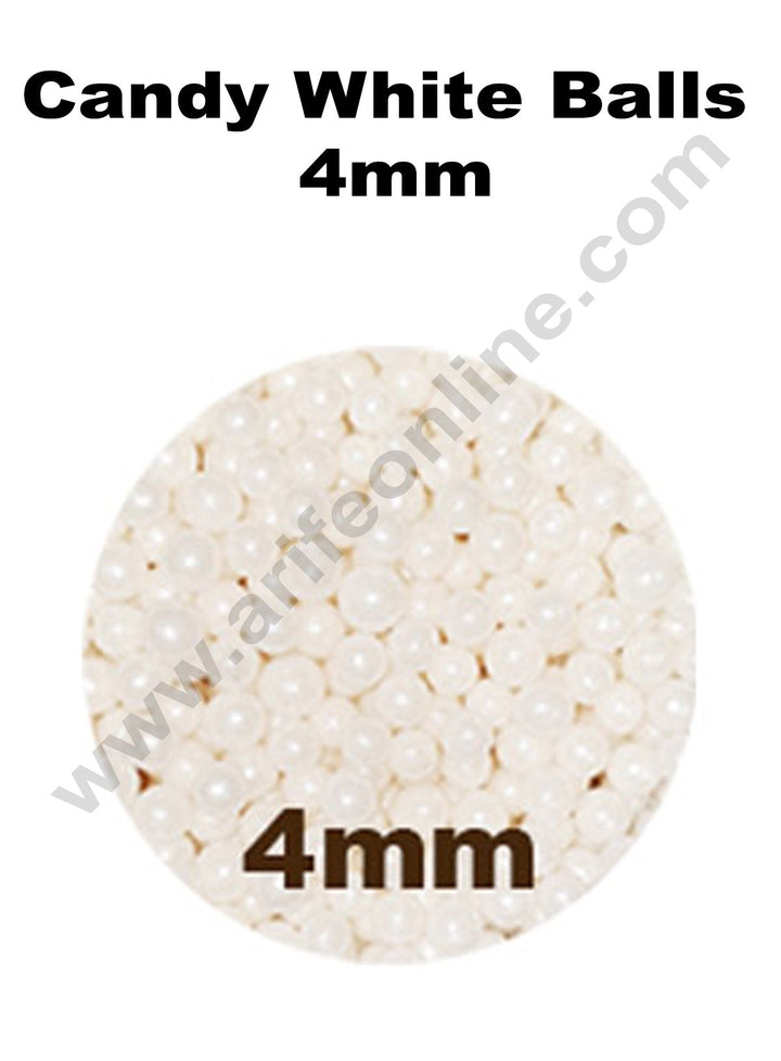 Candy White Balls 4mm