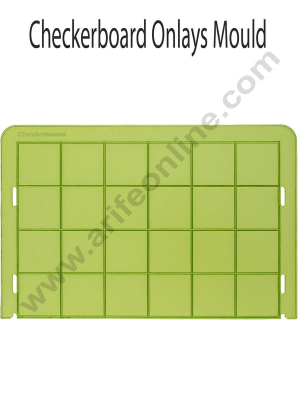 Silicone Checkerboard Pattern Impression Onlays Moulds