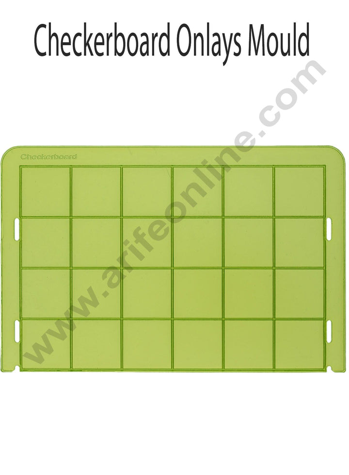 Silicone Checkerboard Pattern Impression Onlays Moulds