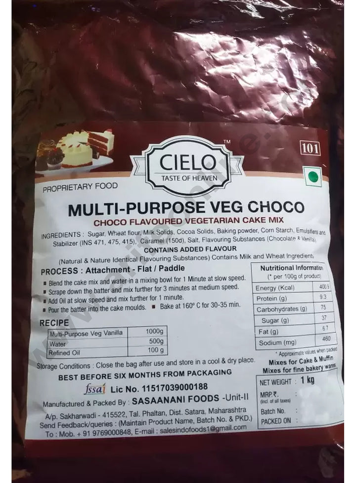 Cielo Multi Purpose Chocolate Cake Premix