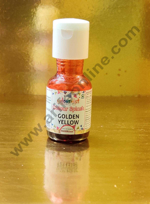 Colourmist Colour Splash Mini Liquid Food Colour - Golden Yellow 20gm