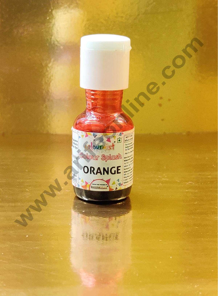 Colourmist Colour Splash Mini Liquid Food Colour - Orange 20gm
