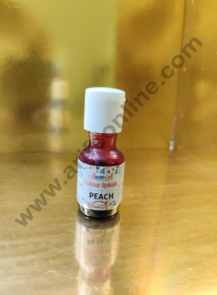 Colourmist Colour Splash Mini Liquid Food Colour - Peach 20gm