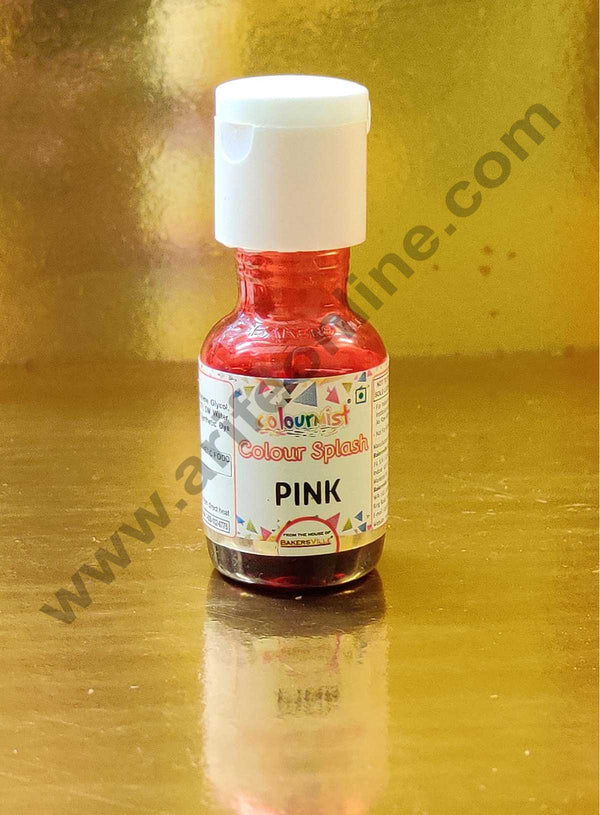 Colourmist Colour Splash Mini Liquid Food Colour - Pink 20gm