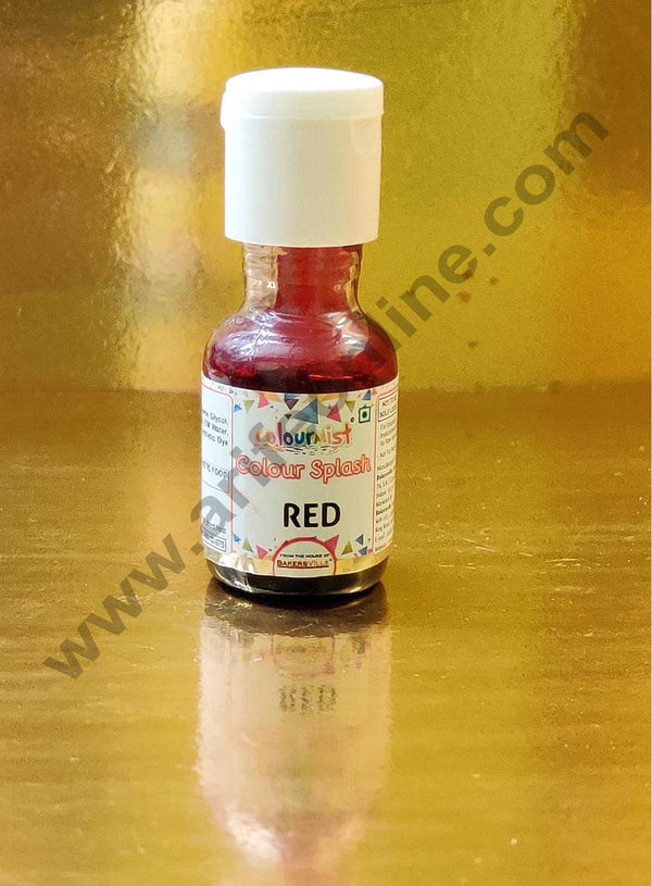 Colourmist Colour Splash Mini Liquid Food Colour - Red 20gm
