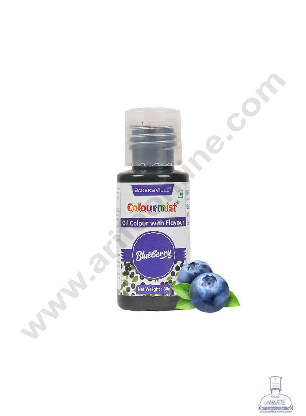 Colourmist Oil Colour With Flavour - Blueberry ( 30 Gram )