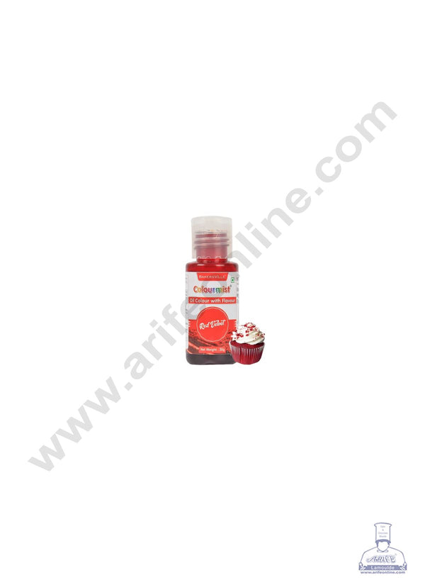 Colourmist Oil Colour With Flavour - Red Velvet ( 30 Gram )