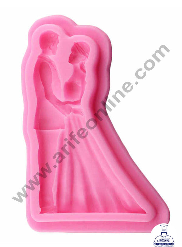 Cake Decor Silicon New Couple Shape Fondant Clay Marzipan Cake Decoration Mould SBSP-729