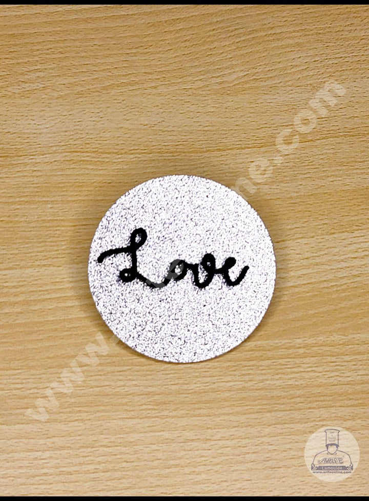 Cake Decor DIY Sweet Stamps For Fondant Embosser Round - Love