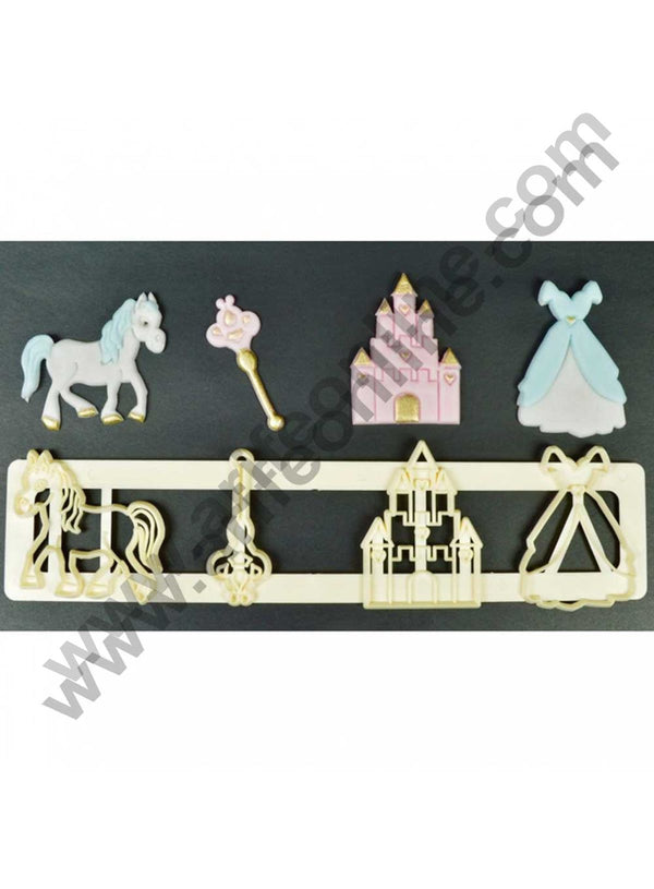 Cake Decor 1 Pc Fairy Tale Tappet Cutter Plastic Fondant Cutter Gumpaste Cutter