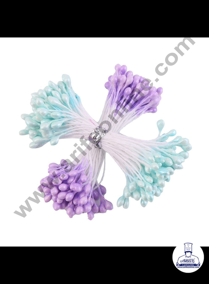 Cake Decor Assorted Flower Stamens Thread Pollen Pack of 8 Bunches for Flower Making