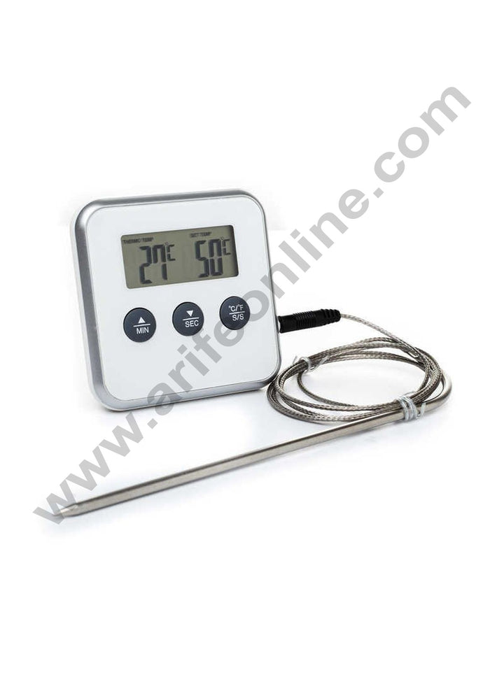 Cake Decor Digital Electronic Thermometer Timer Food Meat Oven Temperature