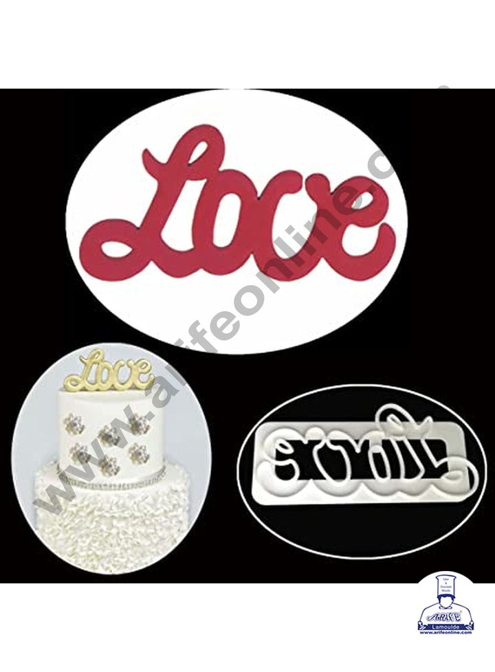 Cake Decor 1 Piece LOVE Fondant Cutters Cake Decorating Tool