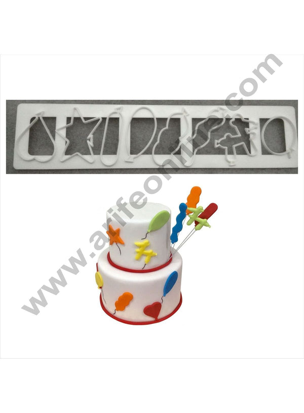 Cake Decor 1 Pc Party Balloons Tapper Cutter Plastic Fondant Cutter Gumpaste Cutter