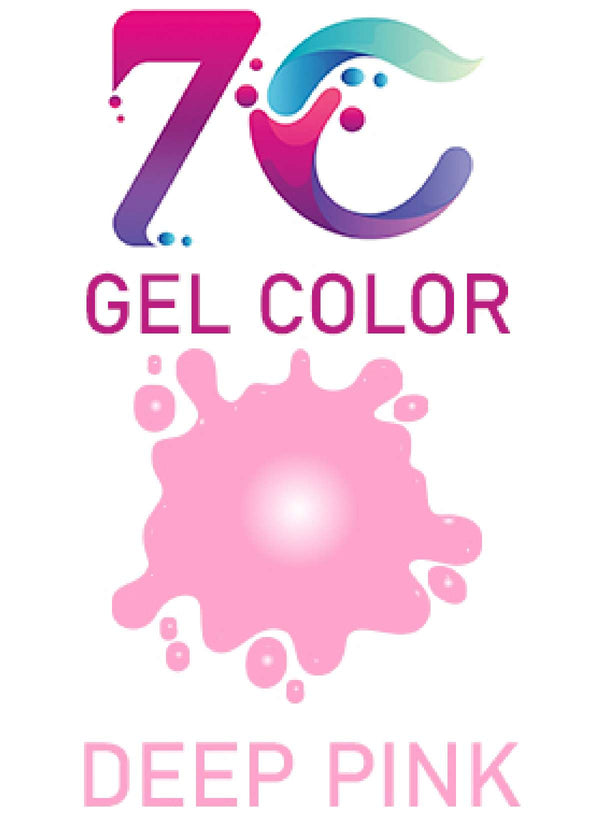 7C Edible Gel Color Food Colouring for Icing, Cakes Decor, Baking, Fondant Colours - Deep Pink